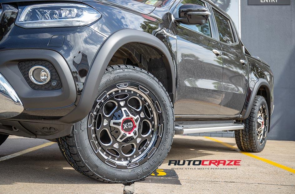 MERCEDES X CLASS XD837 DEMODOG GLOSS BLACK MILLED